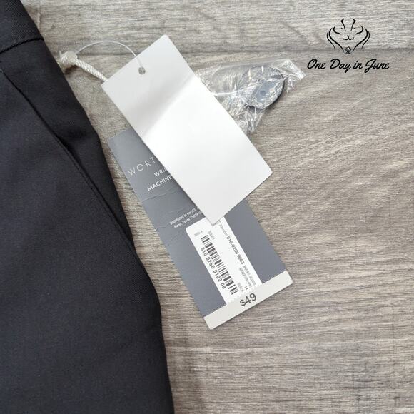 Worthington High Rise Straight Leg Pants Size 14 - Picture 2 of 6